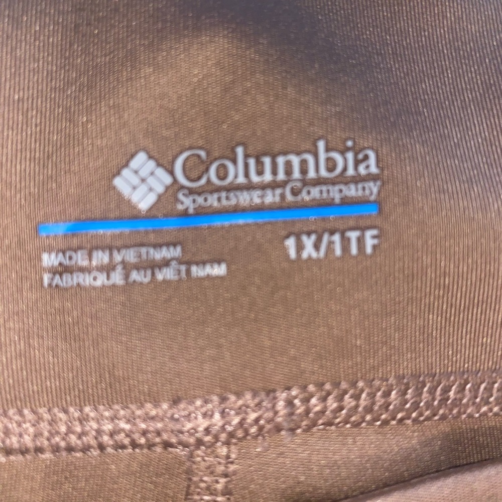 Columbia light pink in color, work out leggings.